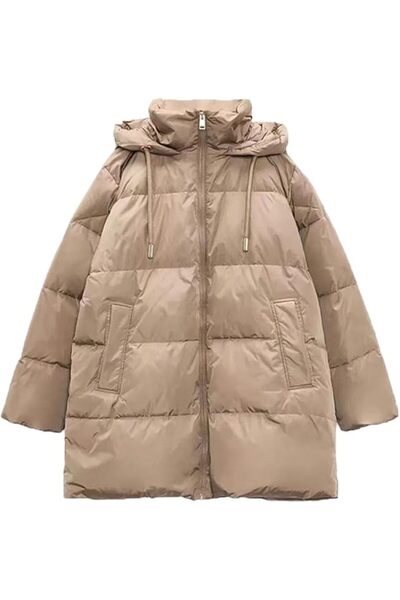 GENERAL Down jacket women Winter Womens Parkas Jacket Coat With Hooded Khaki ...