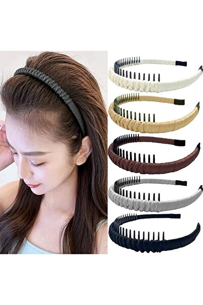 Tazweeq 5 Pcs Braided Headbands for Women, Head Bands for Women's Hair Wide H...