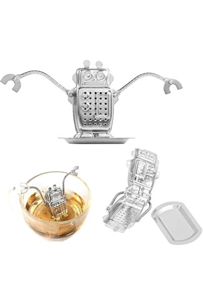 TERRIFI Robot Tea Infuser for Loose Leaf Tea, Cute Stainless Steel Tea Strain...