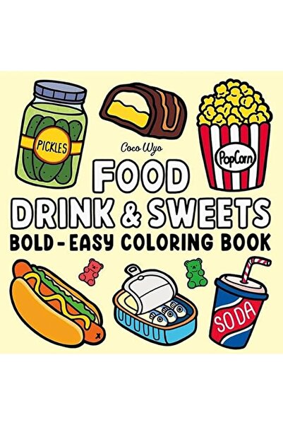 LinJie Coloring Book for Kids, Bold and Easy Designs, Mess-Free Educational D...