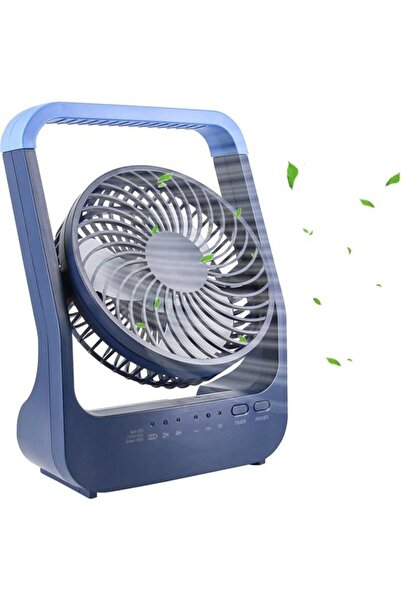 Morvena Picks Ventilator de masă USB de 6 inchi cu baterie de 20000 mAh, vent...