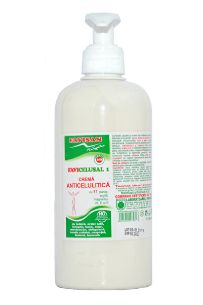 Favisan Celusal 11 Plante - Crema Anticelulitica 500ml