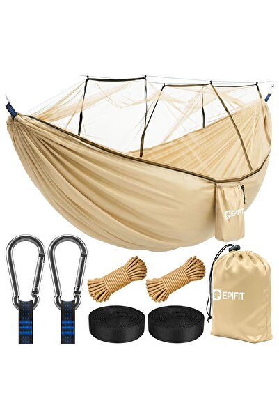 Epifit Hamac dublu cu plasă de țânțari 330x140 cm