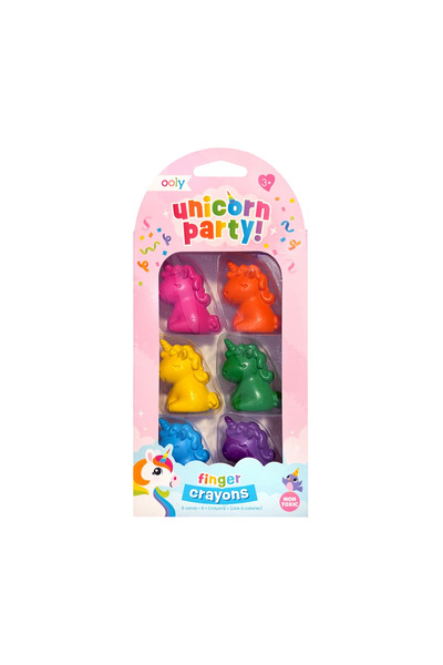 Ooly Unicorn Party Finger Pencils - Set of 6