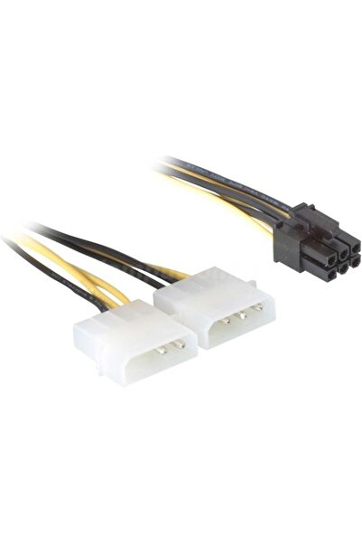 Gembird CABLU alimentare GEMBIRD, adaptor Molex la PCI-E, 2 x Molex la 1 x 6 ...