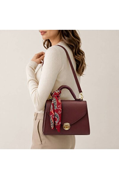 Feronnucci Women's Shoulder Bag Cream Stylish Hand and Crossbody Bag with Sca...