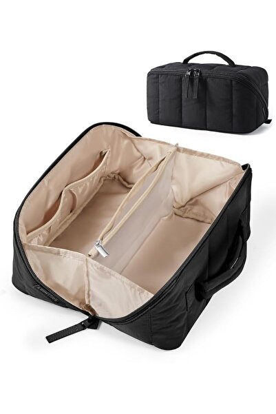 SYOSI Travel Makeup Bag for Women – Portable Water-Resistant Cosmetic Case, P...