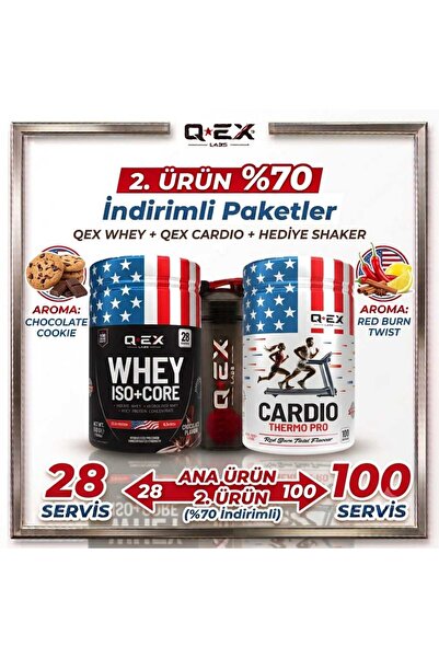 q-ex labs İZOLE WHEY-CARDIO SUPER KOMBİNASYON PAKETİ