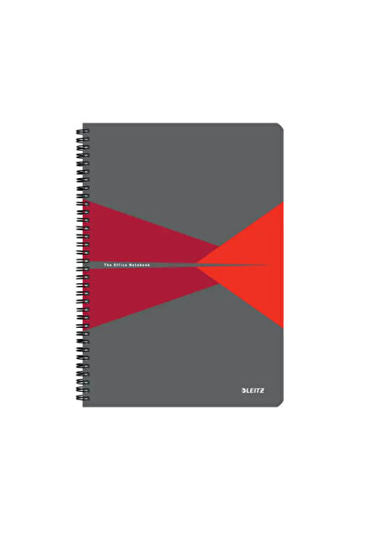 Leitz Office Notebook, Pp, Fsc Certification, Recyclable, A4, 90 Sheets, Spir...