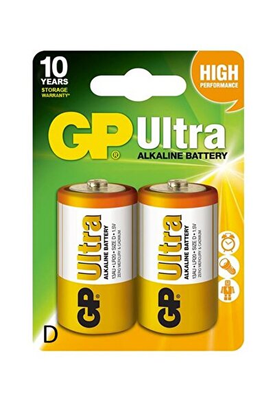 GP Batteries Baterie GP Batteries, Ultra Alcalina D (LR20) 1.5V alcalina, bli...