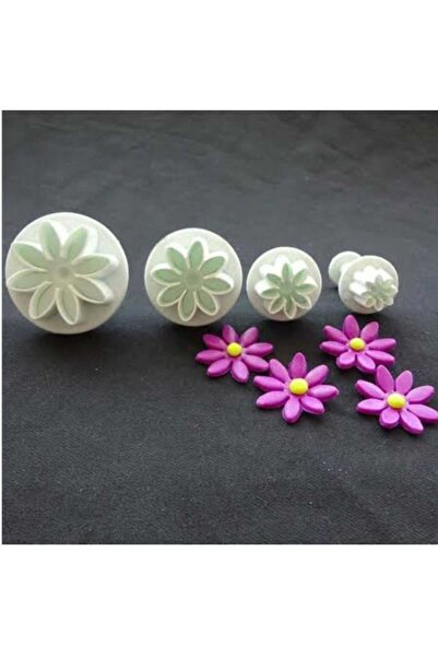 DALKIR GIDA Papatya Press-Cut 4-Piece Cookie Mold
