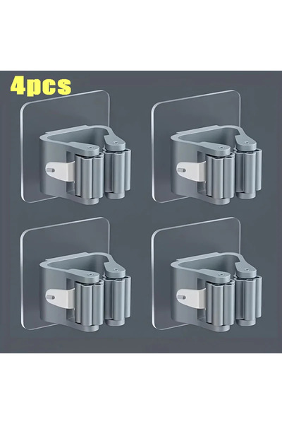choice2 4pcs-Grey Home Storage Rack Wall Hanging Shelf Bathroom Shower Holder...