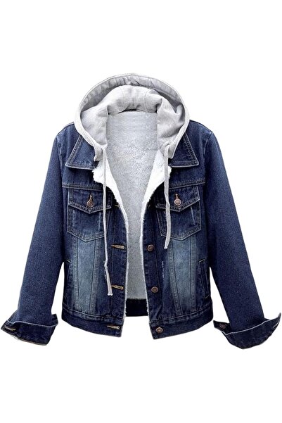 Generic Women's Denim Jackets Hoodie Slim Fit Trucker Jacket | Hooded Design,...