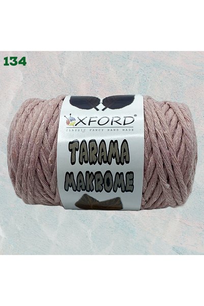 Oxford İplik Tarama Macrame 5 mm - 134 Powder