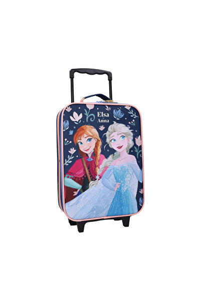 Frozen Пътна чанта на колелца, 47x31x14 см, син, Хепи