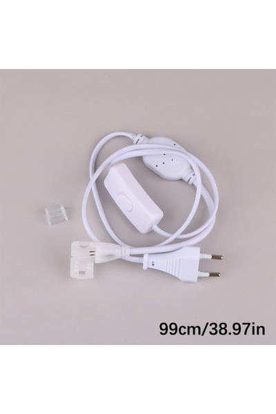 Choice1 A2 EU Plug For 220v COB LED Strip Power Supply Plug Fast Connector Wi...