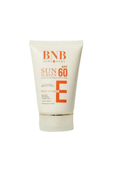 BNB Sunscreen SPF 60 Vitamin E Cream 120ml