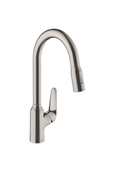 Hansgrohe Focus M42 Eviye Bataryası Spiralli Paslanmaz Çelik 71800800