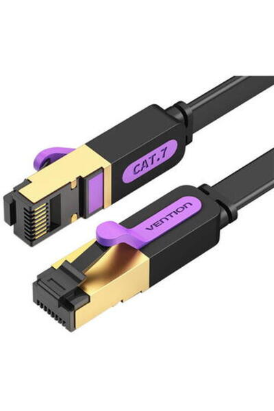 Vention Patch Cord STP Vention, Cat. 7, 5m, flat cable, conductor cupru, vite...