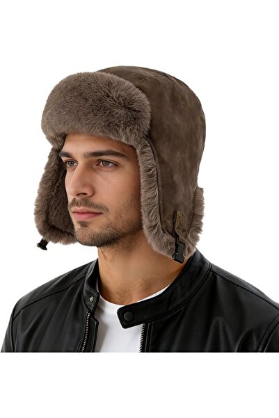 STARSTAR Unisex Pilot-Style Winter Hat - With Earflaps Windproof Suitable for...