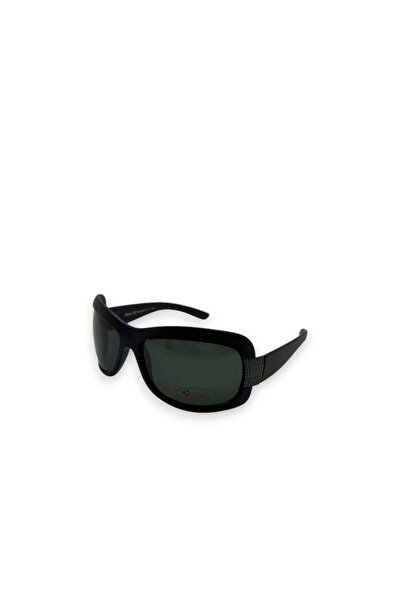 Benx Sunglasses نظارات شمسية بينكس 9208 مستقطبة - إطار أسود، عدسات خضراء
