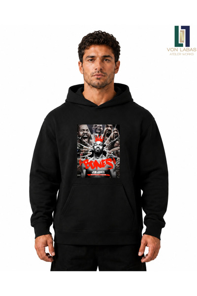 Grafftee Clothing Jon Bones Jones Printed Custom Design Unisex Premium Cotton...