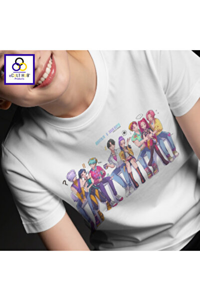 eCult Hub eC μπλουζάκι εμπνευσμένο από την K-POP 1 (HUNTRIX & SAJA BOYS)