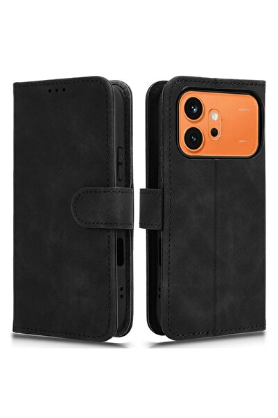 m.tk moveteck Honor 600 Uyumlu Uyumlu Kılıf 360 Tam Kaplar Deri Dokulu Kapakl...