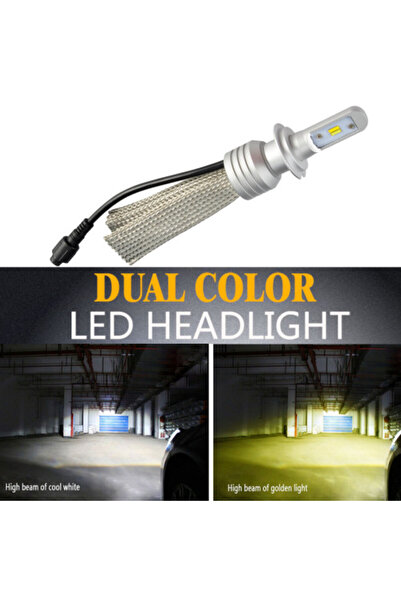 OEM Set Becuri LED Auto, Soclu HB4, 5500 Lumeni, 25W, 12-24V, 6000K, Alb/Galb...