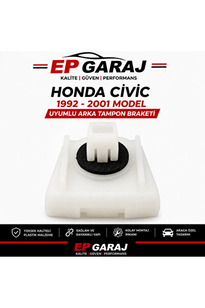 EP GARAJ OTOMOTİV HONDA CİVİC 1992-2001 ARKA TAMPON BRAKETİ – SAĞ / SOL UYUMLU