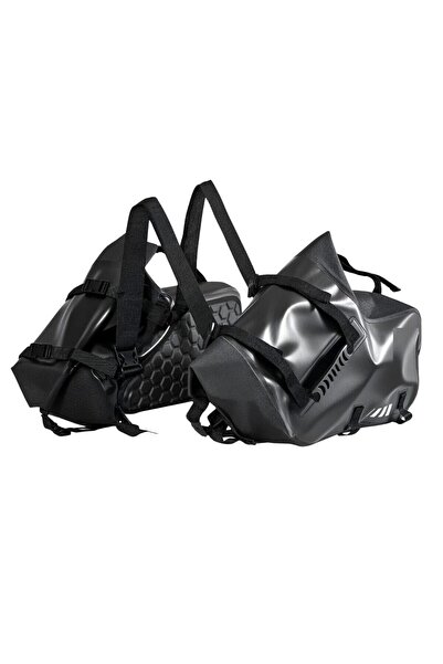 OMS Set 2 genti pentru sa, 2x14 l, Negru, Dimensiuni 455 x 170 x 240 mm, Impe...