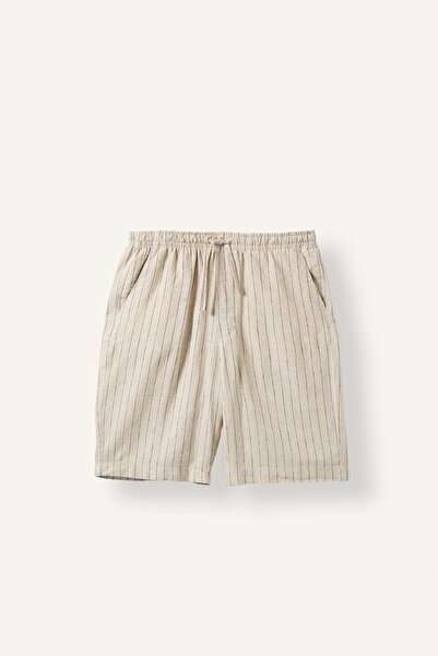 DeFacto Striped Relax Fit Bermuda H6687Ax26Sm