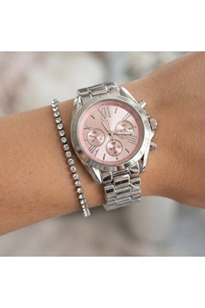 Feronnucci Women's Wristwatch Stainless Steel Band Roman Numeral Analog 3 Ind...