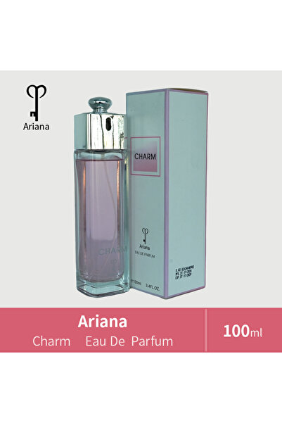 ARIANA 100ml Eau De Parfum Perfume Spray, Charm Style Fragrance With Decorati...