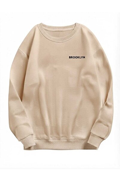 VALORWEAR 3 Threads Unisex Brooklyn Written Black Sweatshirt