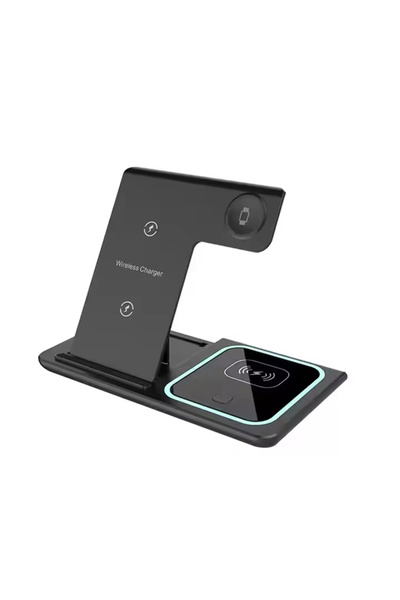 Choice1 Black 2025 3 in 1 Fast Qi2 Phone Magnetic Wireless Charger for Iphone...