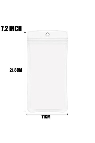 choice2 7.2inch 3Pcs Waterproof Phone Pouch Bags Universal Transparent Rainpr...