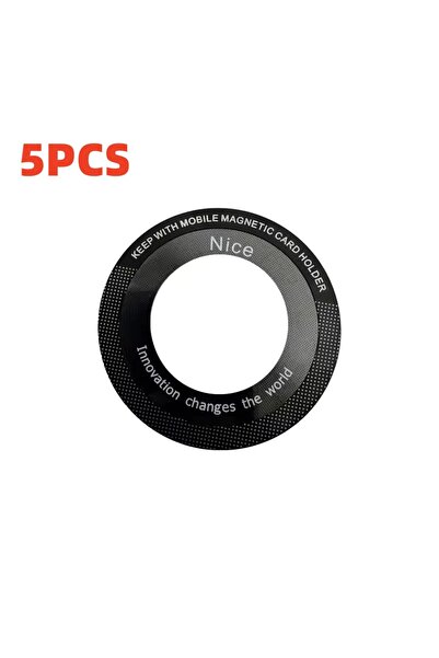 Choice 5PCS Universal Magnetic Metal Plate Ring for Magsafe Wireless Charger ...