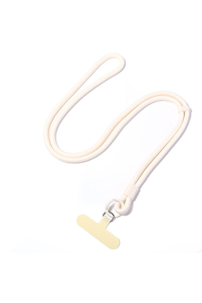 Choice10 1 Piece White Nylon Adjustable Universal Phone Lanyard Crossbody Nec...