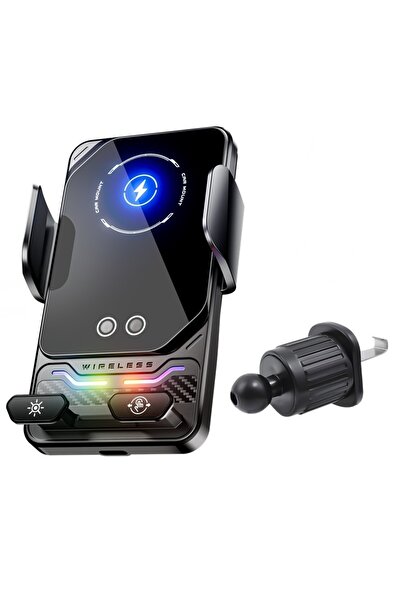 Choice1 VIKEFON Black 15W Universal Car Phone Wireless Charger Holder Auto-se...