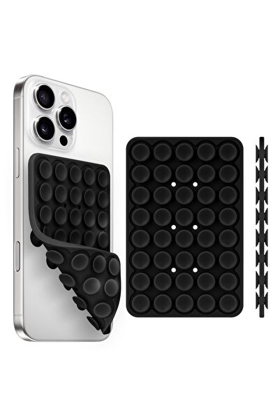 Choice15 black Silicone Suction Cup Phone Holde Multifunctional Fixed Anti-sl...
