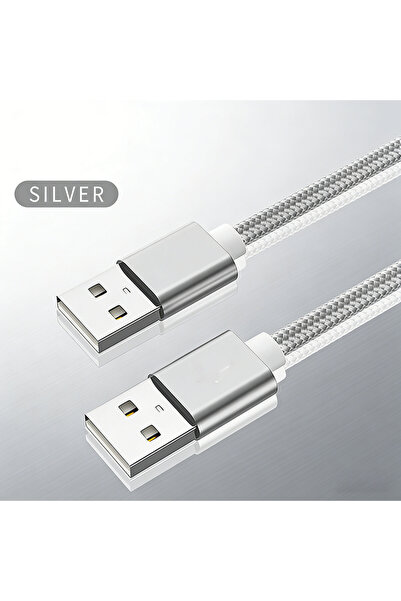 Choice1 0.5m Silver NNBILI USB to USB Extension Cable USB A Male to Male USB ...