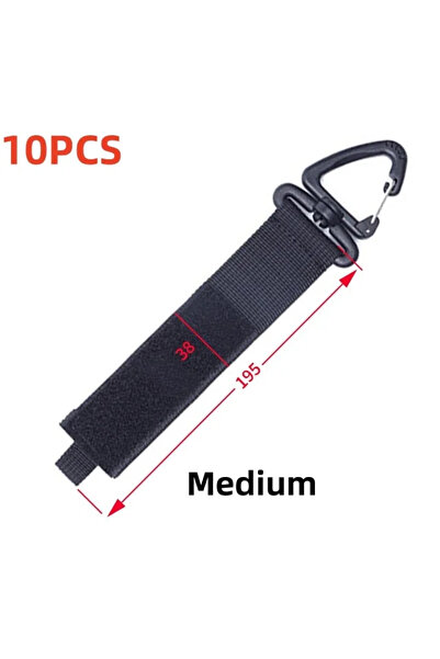 Choice6 10PCS M 10/5/1PCS Rotate Buckle Wire Manager Power Cord Management Ny...