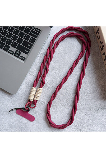 Choice3 Other Wine Red 1PCS Twist Nylon Strap Mobile Phone Universal Xyun Lan...