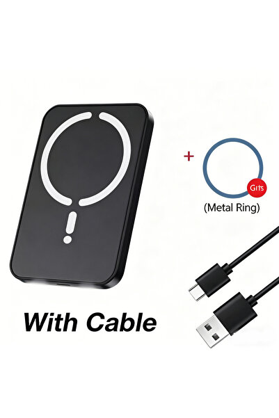 Choice1 Black with Cable Magnetic Car Wireless Charger For iPhone 16 15 14 13...