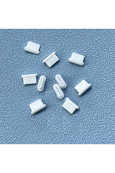 Choice White-10pcs 10pcs Type-C Dust Plug USB Charging Port Protective Cover ...