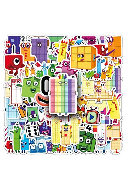 Choice1 100Pcs 50/100Pcs Number Building Stickers Decals For Laptop Scrapbook...