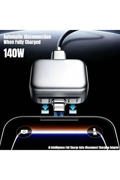 Choice New Auto-Disconnect Charging Adapter Intelligence Full Charge 140W Fas...