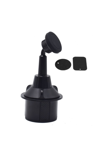 Choice1 AS SHOWN Mini Magnetic Car Cup Holder Phone Mount Magnet Cell Phone C...