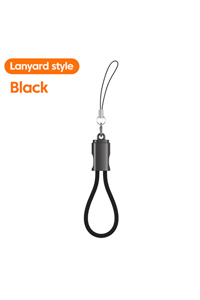 choice2 20cm Lanyard Black 65W Lanyard Short Cable 20CM Type C To Type C Cabl...